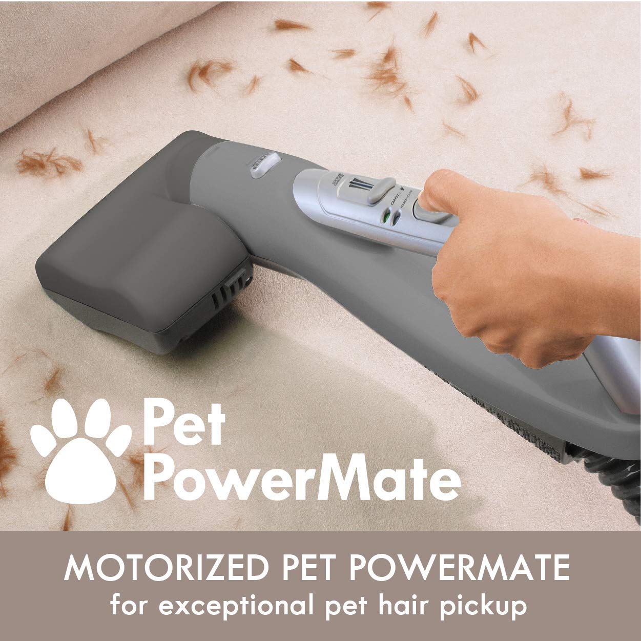 Kenmore 81714 Bundle Ultra Plush Lightweight Bagged Canister Vacuum with Pet PowerMate, HEPA, Extended Telescoping Wand, Retractable Cord, and 3 Cleaning Tools, 700 Series, Gold - Image 4